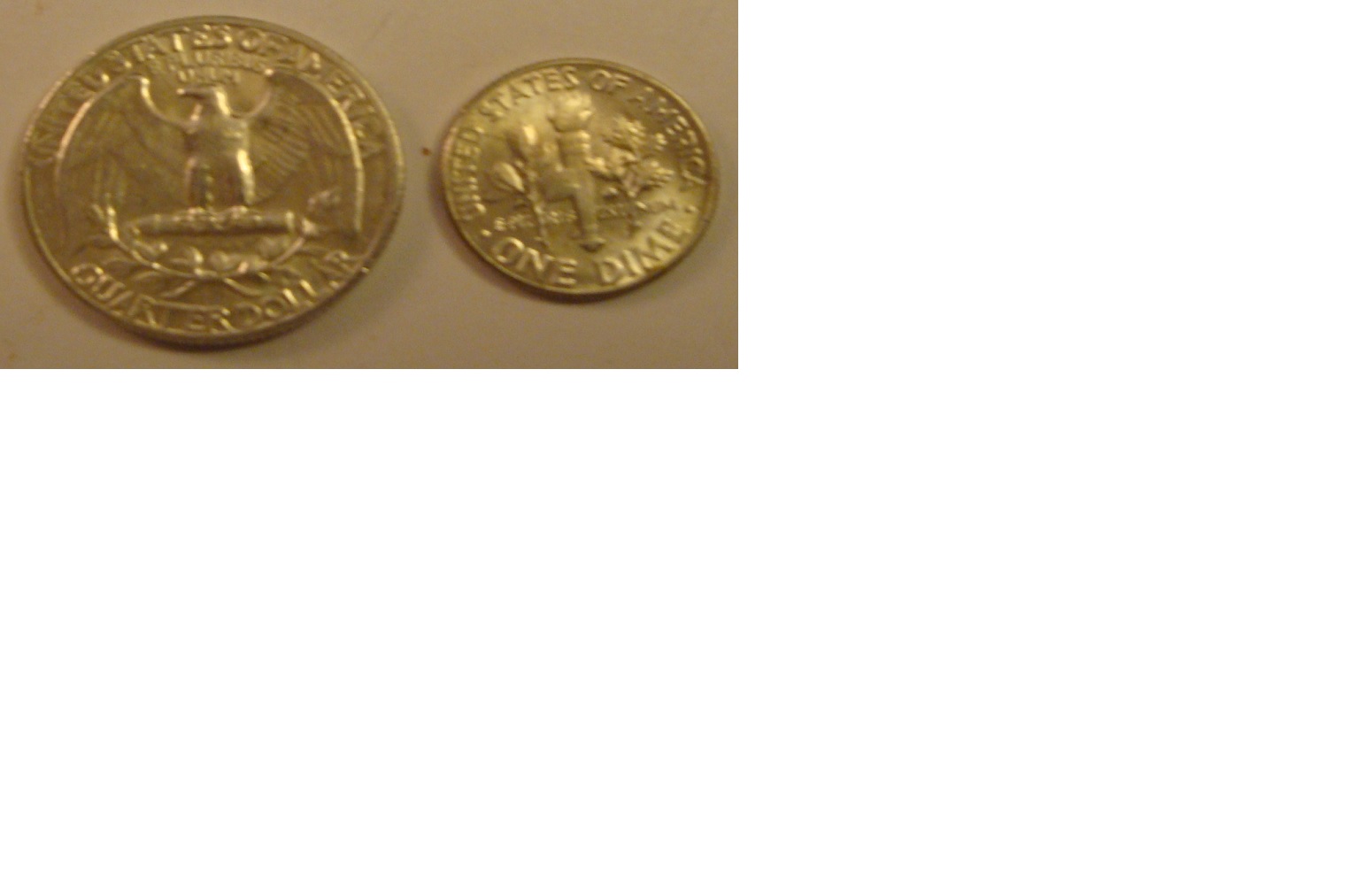 1964-Silver-Quarter-And-Dime-Have-Any-Value?