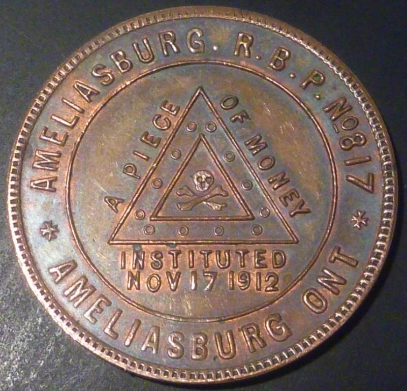 Ameliasburg-Ontario-Token,-Masonic?-|-Royal-Black-Perceptory
