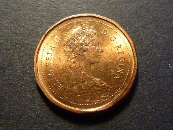 1983-Cent,-Misaligned-Reverse-Die