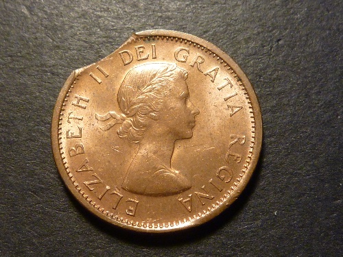 Some-Nice-Clipped-1c-Coins-From-The-1950's