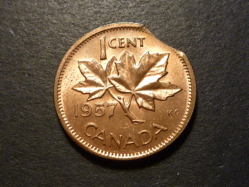 Some-Nice-Clipped-1c-Coins-From-The-1950's
