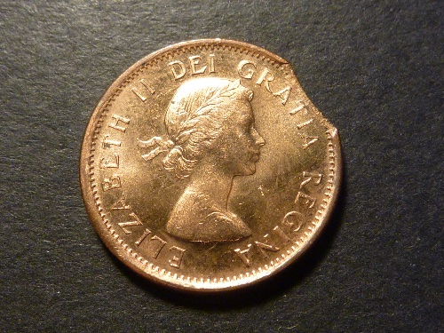 Some-Nice-Clipped-1c-Coins-From-The-1950's