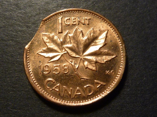 Some-Nice-Clipped-1c-Coins-From-The-1950's