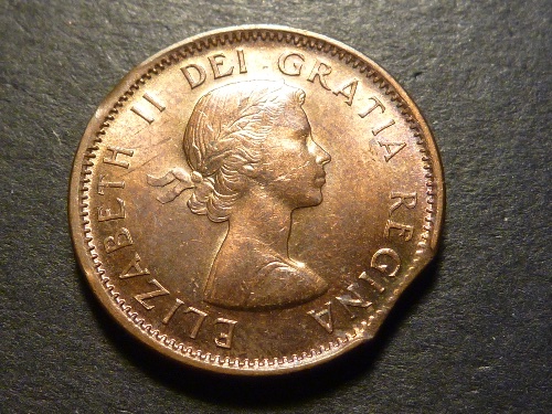 Some-Nice-Clipped-1c-Coins-From-The-1950's