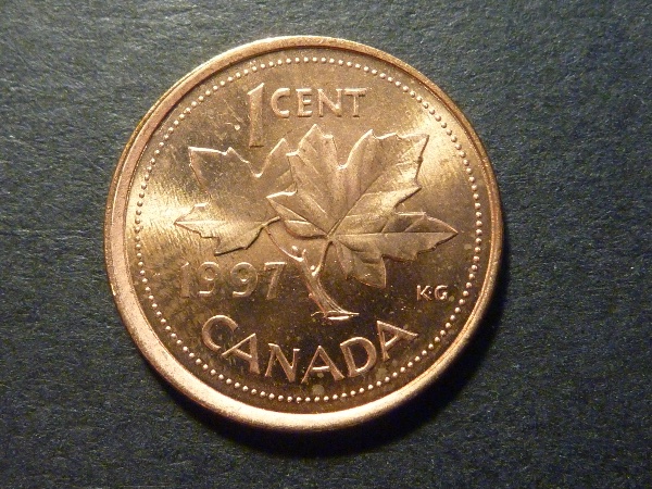 1997-Canadian-Penny-Misaligned-Die