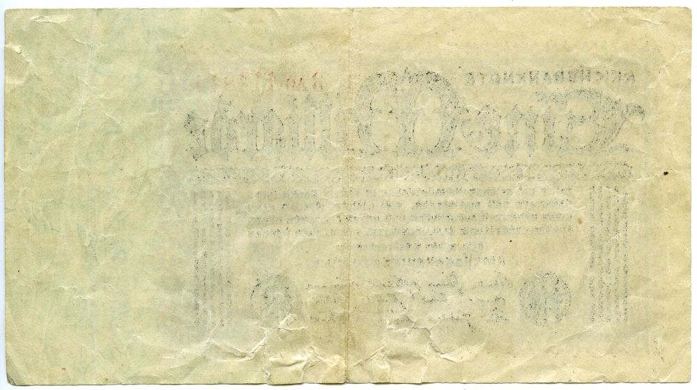 Strange-One-Sided-50-Karbowanez-1942-Banknote