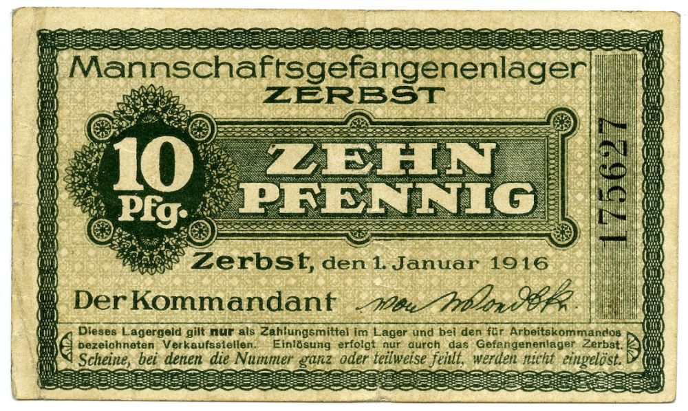 Strange-One-Sided-50-Karbowanez-1942-Banknote