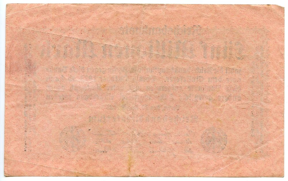 Strange-One-Sided-50-Karbowanez-1942-Banknote