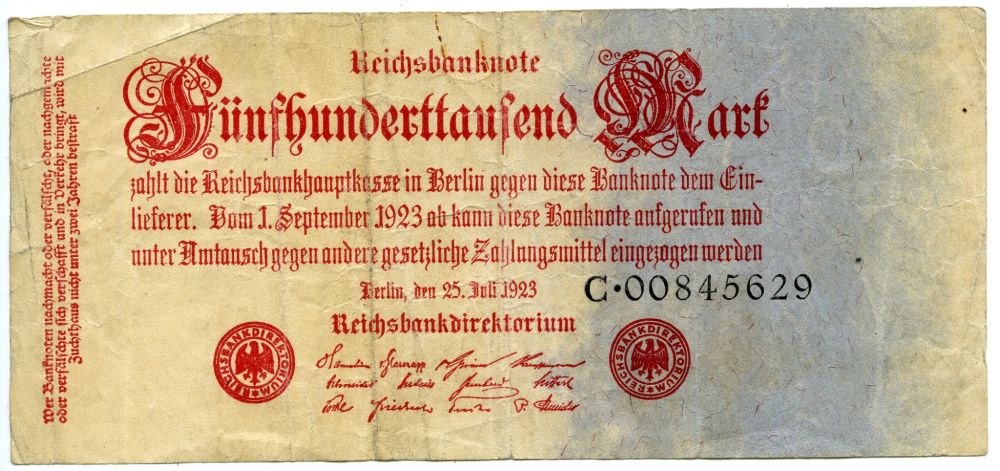 Strange-One-Sided-50-Karbowanez-1942-Banknote