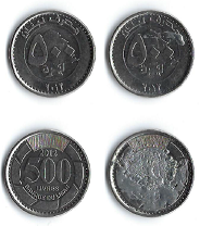 Cuds/-Die-Chip-And-Fingerprint-Of-A-2012-500-Lebanese-Lira