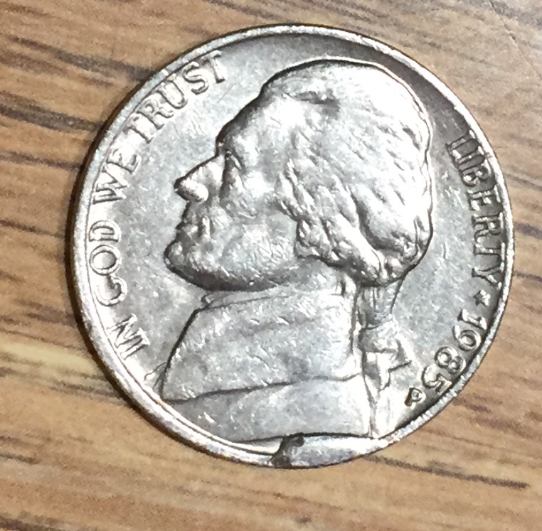 1985-Nickel-With-What-Looks-Like-Extra-Material-On-Putter-Rim-On-Front-Side