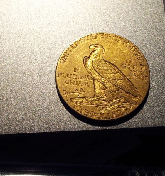 1909-$5-Gold