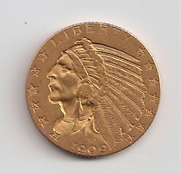 1909-$5-Gold