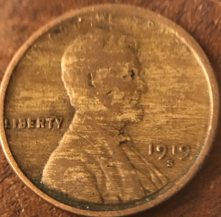 Is-It-Just-Me,-Or-Does-This-1919-S-Penny-Look-Like-It's-Made-Out-Wood?
