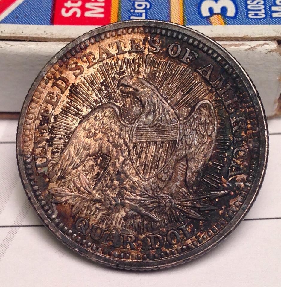 Very-Nice-1853-Rays/Arrows-25c