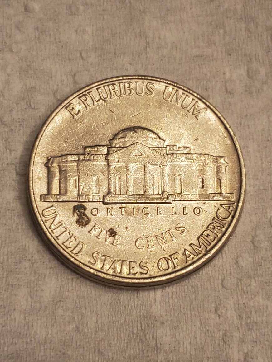 Nice-Partial-Collar-On-A-1998-P-Jefferson-Nickel