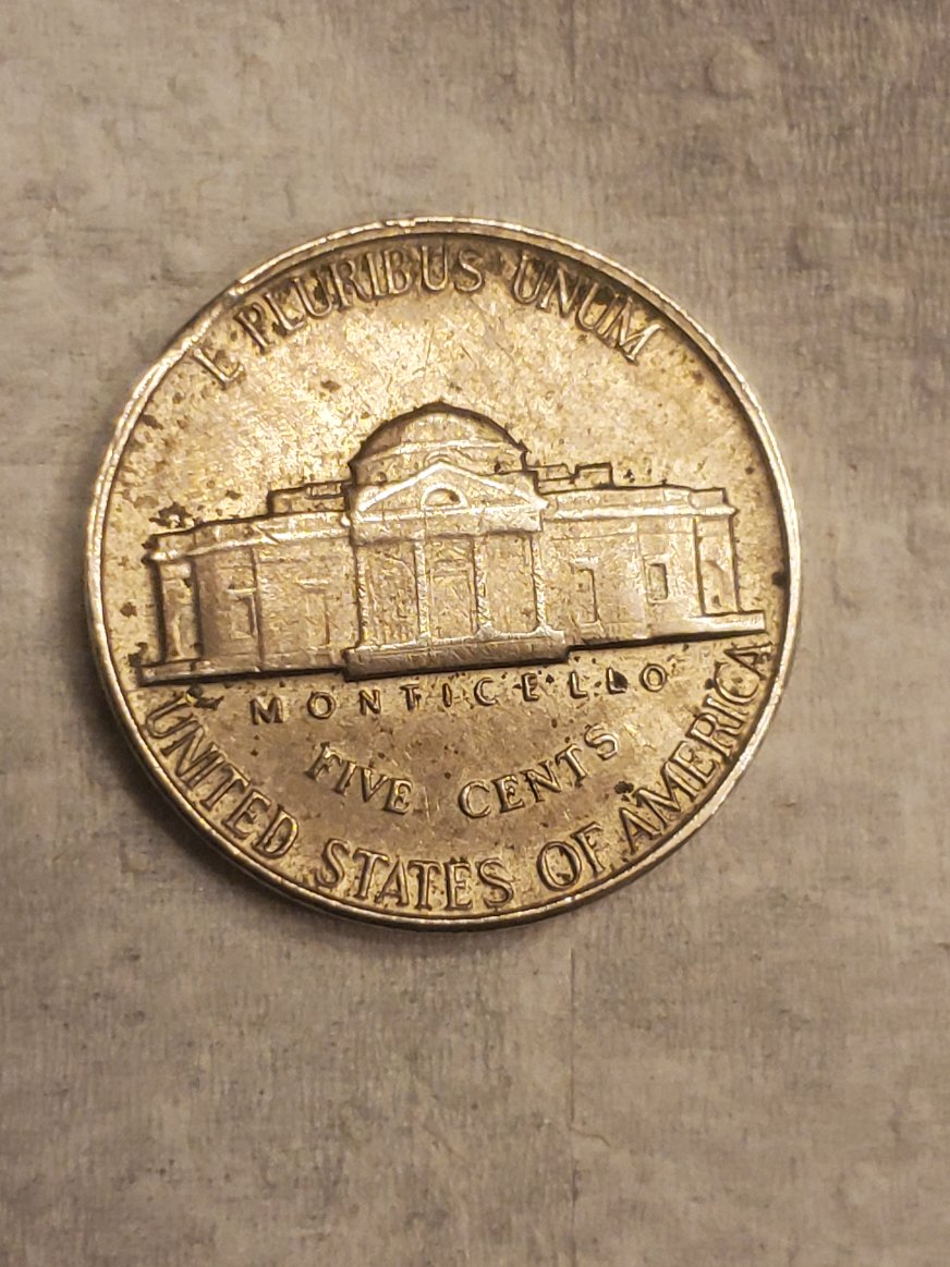Minor-Clipped-Planchet-1961-P-Jefferson-Nickel
