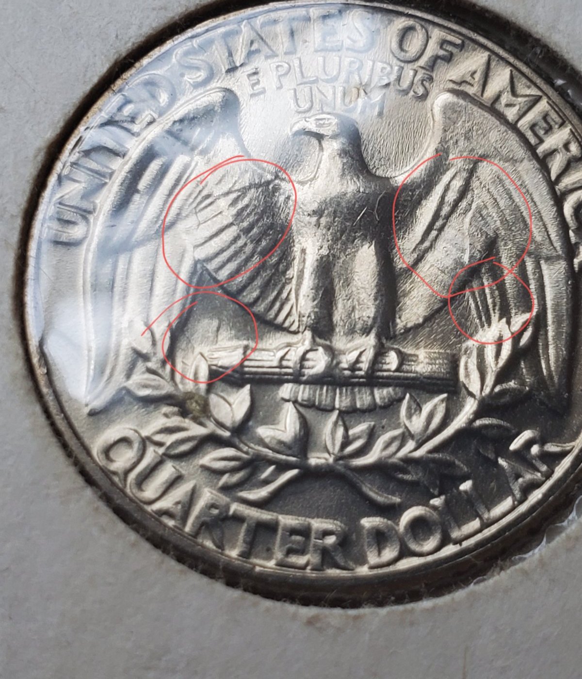 1971-D-Washington-Quarter-Die-Clash---Worth-Grading?