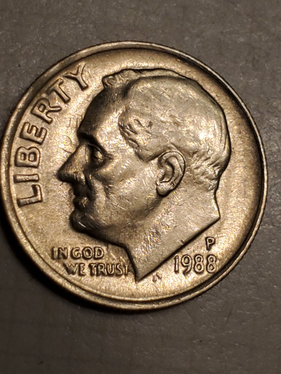Nice-Die-Clash-On-This-1988-P-Roosevelt-Dime