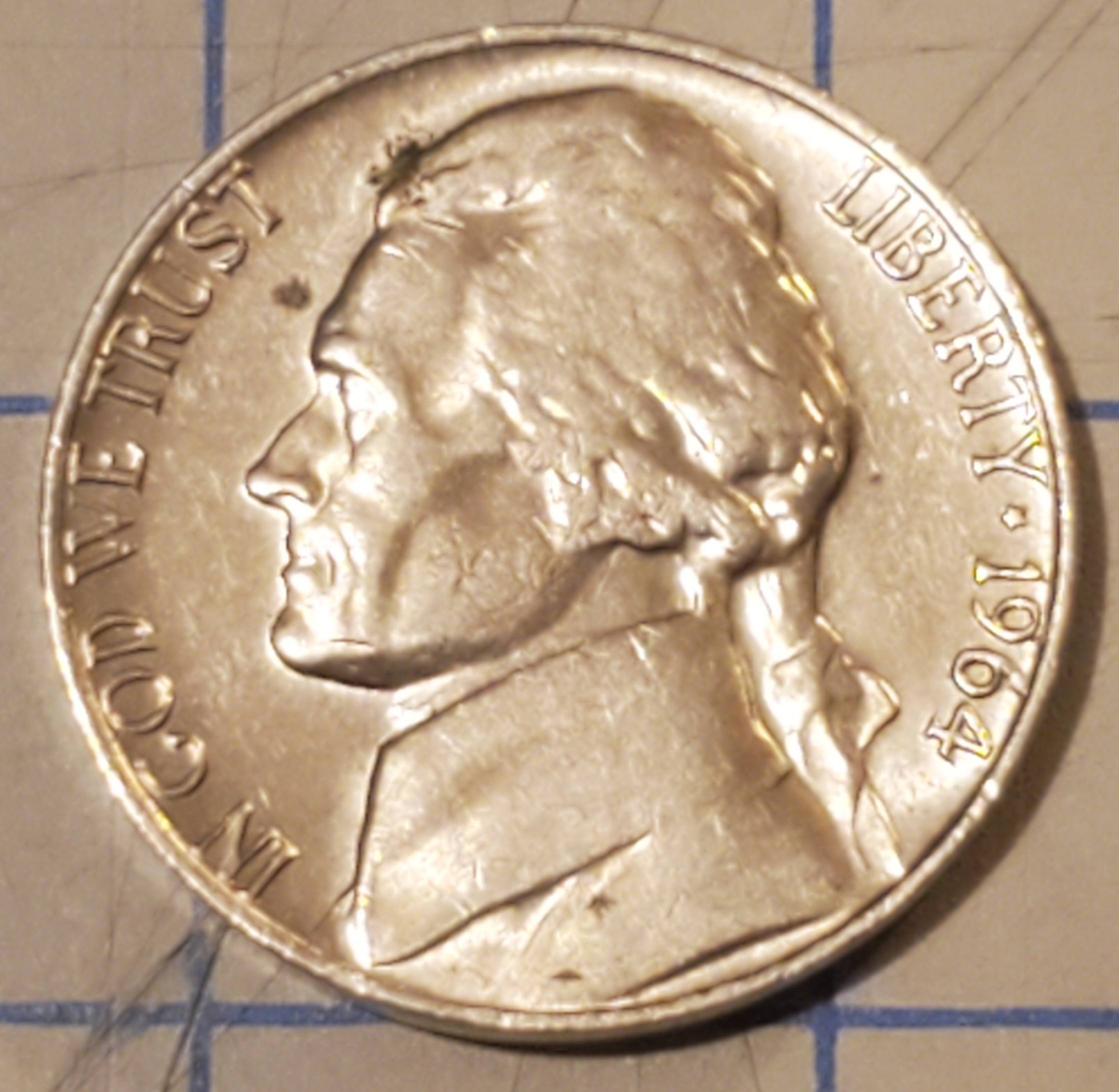 1964-P-Doubled-Die-DDO-007-Jefferson-Nickel-In-Very-Nice-Early-Die-State