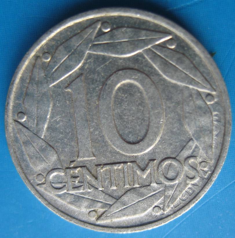 Spain-10-Centimos-1959-Error
