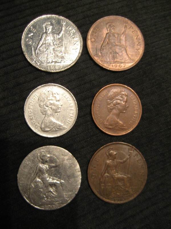 Cupro-Nickel?-1900-And-1909-Pennies