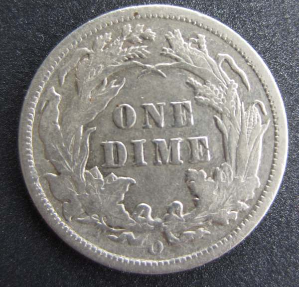 Dime-1891-O