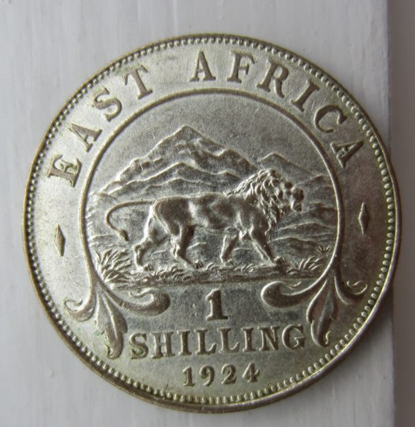 East-Africa-1924-Silver-1-Shilling-With-Tone
