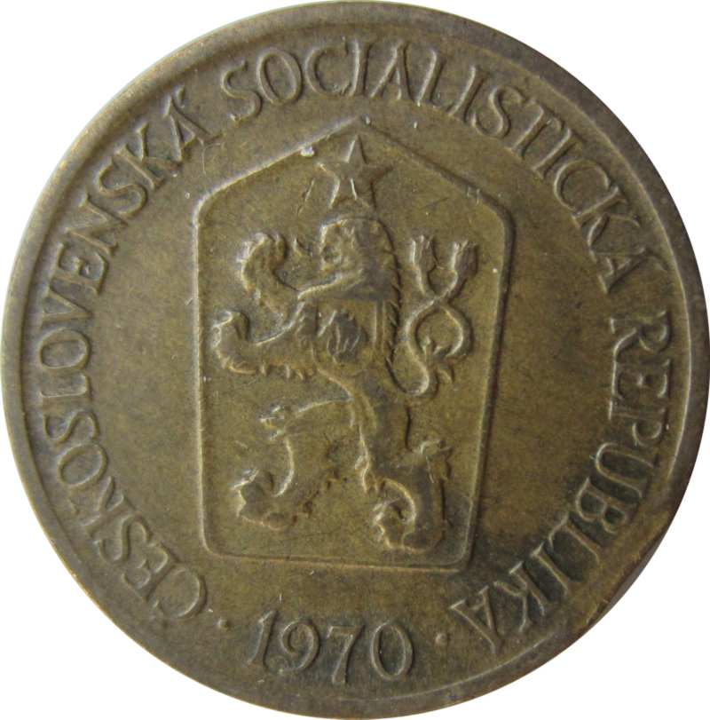 Czechoslovakia-1-Korun-1970-