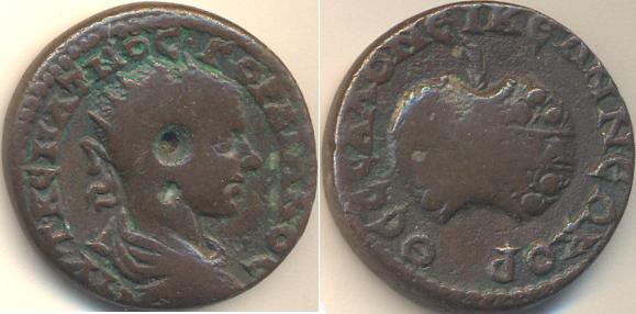 Thessalonica,-Roman-Provincial,-Gordian-III---Odd-Legend