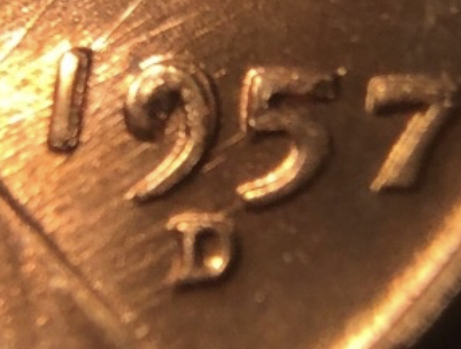 1957-D--LWC-DDO/RPM!!