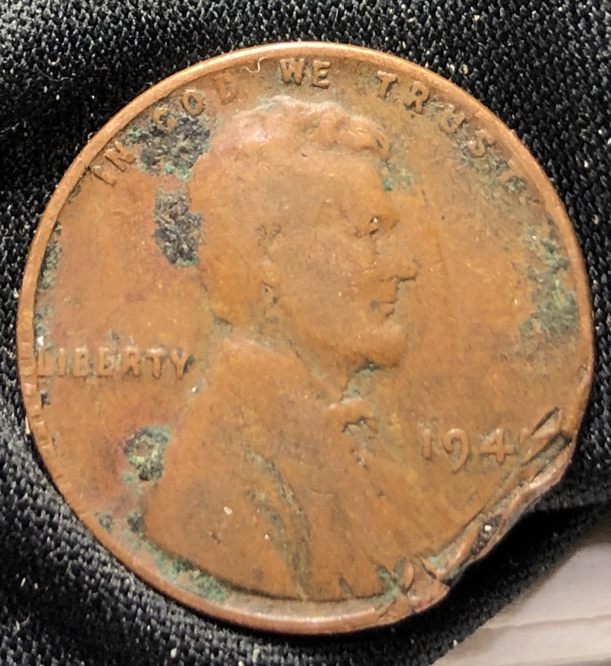 1941-LWC-Ragged-Clip-And-Huge-Lamination-Error-On-Reverse!