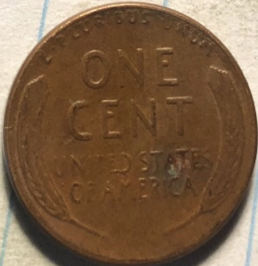 1954-Lincoln-Wheat-Cent---Unknown-Surface?-Error?-I've-Never-Seen-This?
