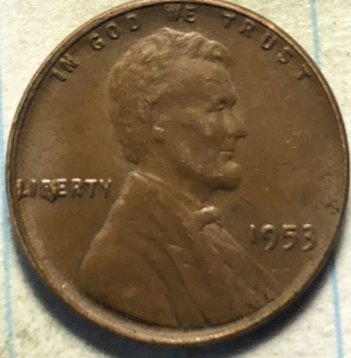 1953-Lincoln-Wheat-Cent---Bi-