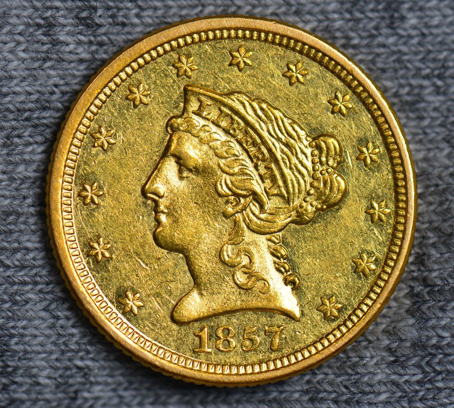 1857-O-Quarter-Eagle-Gold-Grade.
