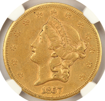 1857-S-$20-For-Grading