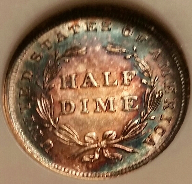 Toning-1837-Half-Dime