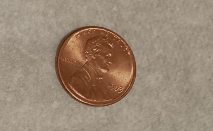 1993-Penny-DDO-And-Lamination-On-Reverse