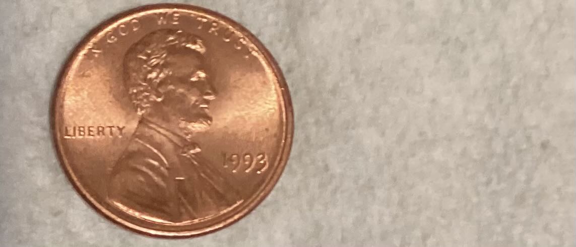 1993-Penny-DDO-And-Lamination-On-Reverse
