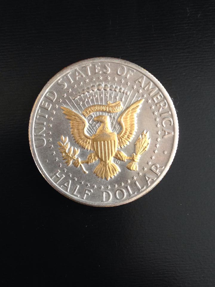 Gold-Plated-Kennedy-Half