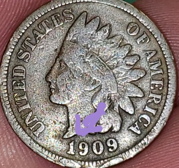 1909-Indian-Head-Penny-With-Possible-S-Mint-Mark-Error/Misplacement-?