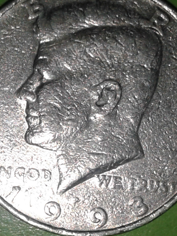 1993-Kennedy-Half-Dollar-Edges-Smooth--But--Not-Worn-Appears