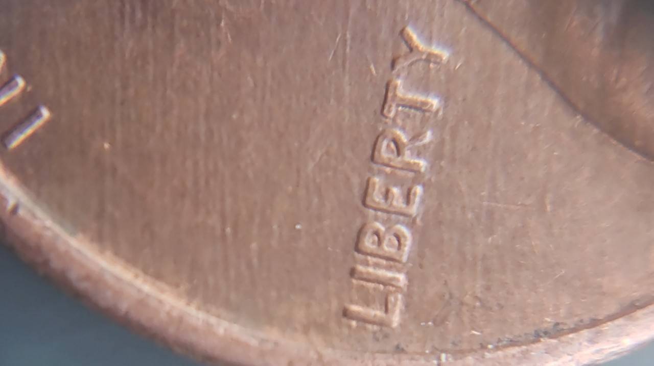 1993-Penny-Multi-Struck-Coin-With-Lots-Of-Die-Chips-And-Die-Crack?