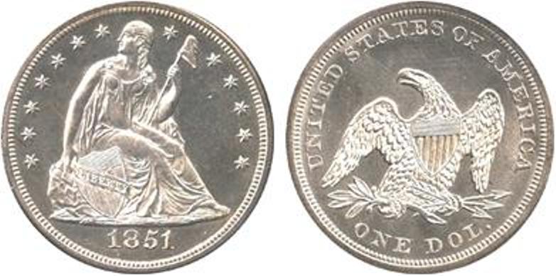 Indian-Head-U.s-Dollar-1851
