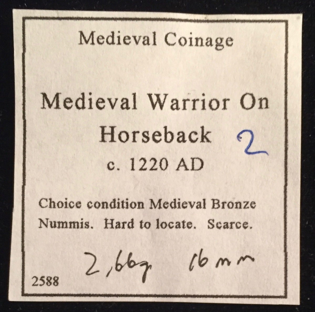 Can-You-Help-ID-3-Small-Ae-Warrior-On-Horseback-Coins---Labeled-C.-1220-Ad?
