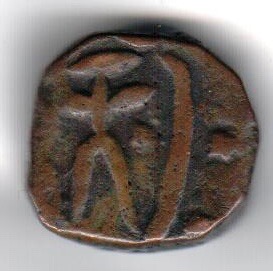 Please-Help-Identify-This-Copper-Coin-From-India-With-A-Sword-And-A-Plant