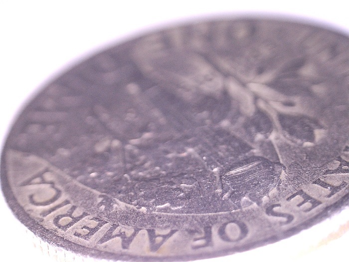 1967-Dime-W/Unknown-Image-On-Reverse,-Help!