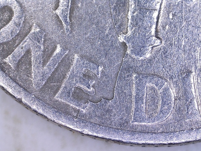 1967-Dime-W/Unknown-Image-On-Reverse,-Help!