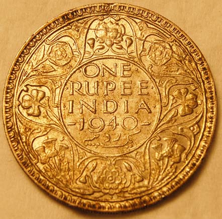 1940-India-1-Rupee---Pretty-Spectacular-Die-Crack