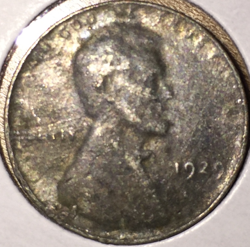 1929-Wheat-Penny-On-Dime-Planchette